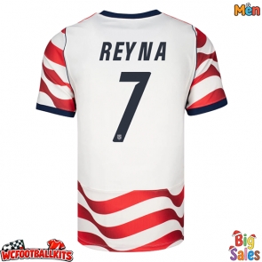 United States Giovanni Reyna #7 Replica Home Stadium Shirt World Cup 2026 Short Sleeve